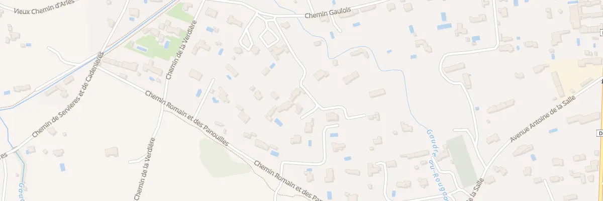 Plan du 11B Che Gaulois à Saint-Rémy-de-Provence
