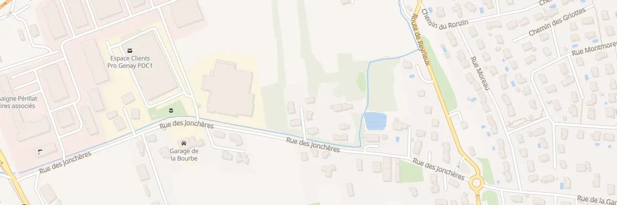 Plan du 266 Rue des Jonchères à Genay