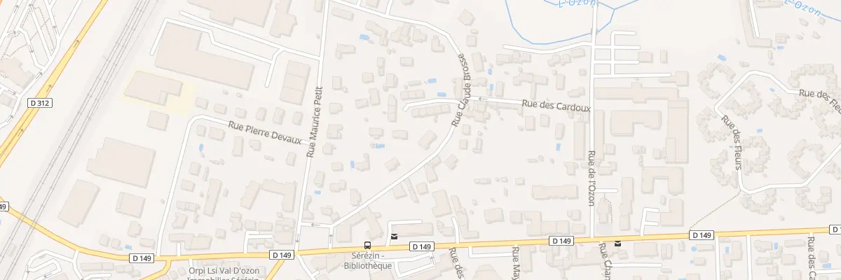 Plan du 11 Rue Claude Brosse à Sérézin-du-Rhône