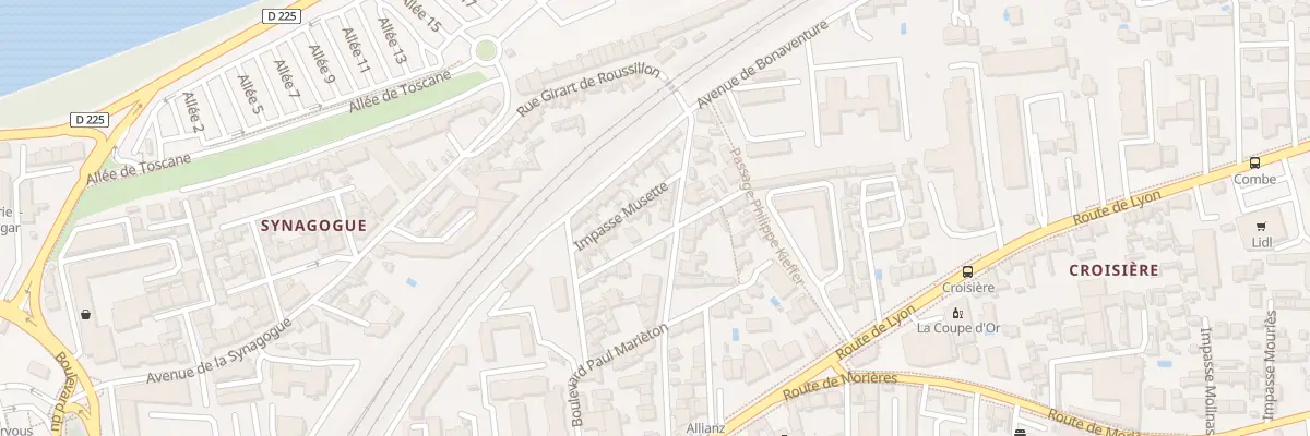 Plan du 6 Imp Musette à Avignon