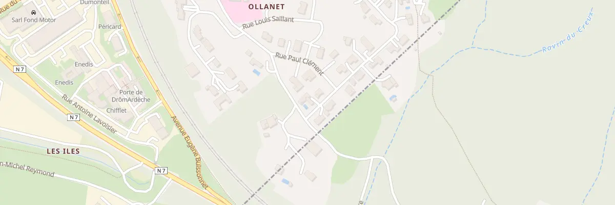 Plan du 12 Rue Charles de Gaulle à Saint-Vallier