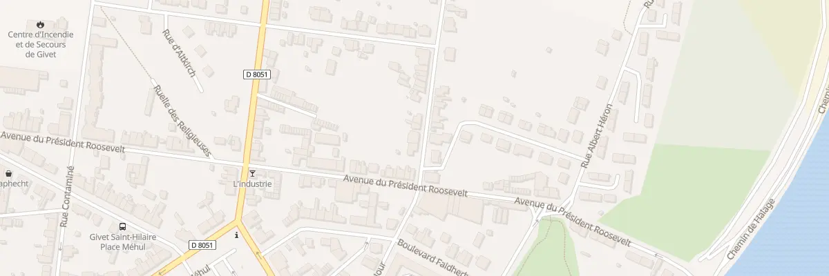 Plan du 31 Rue du Point du Jour à Givet
