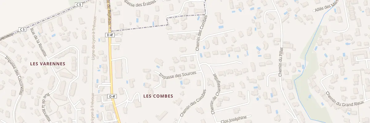 Plan du 23 Imp des Girolles à Massieux