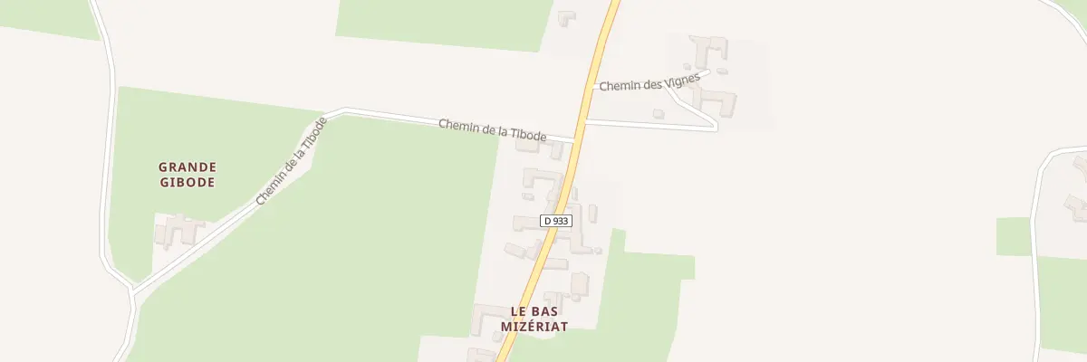 Plan du 5929 Bas Mizeriat Ouest à Saint-Didier-sur-Chalaronne