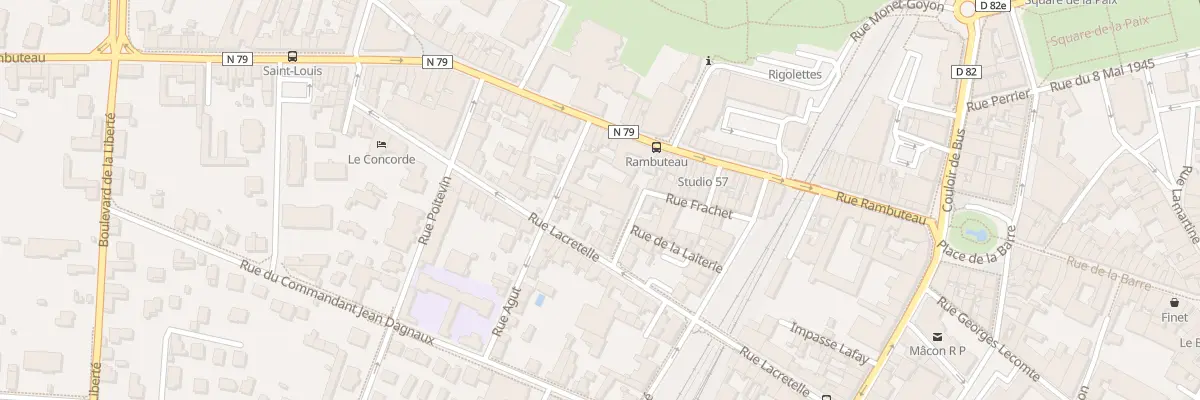 Plan du 130 Imp Lacretelle à Mâcon
