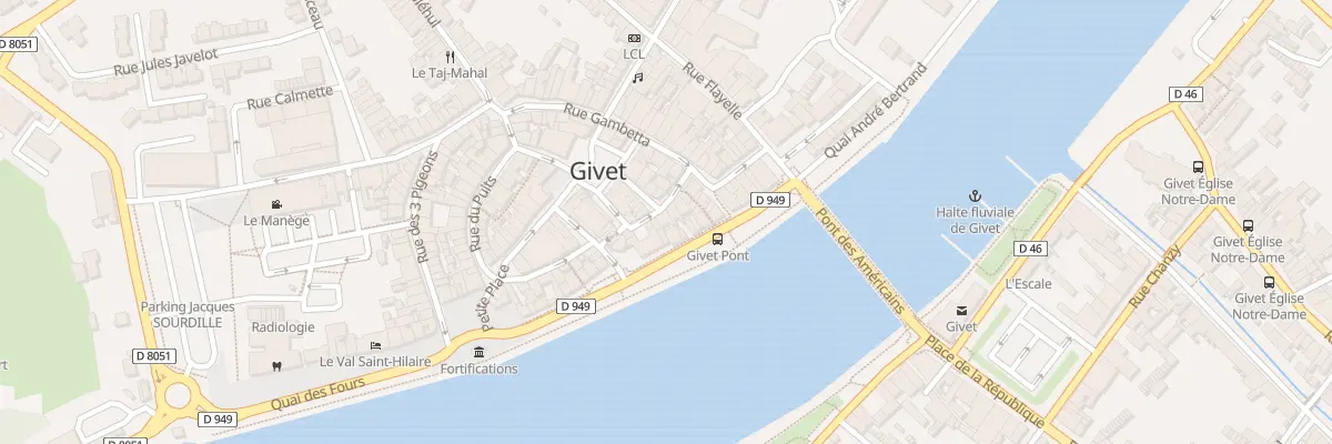 Plan du 30 Rue de la Fausse Porte à Givet