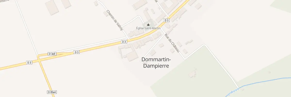Plan du 28 Rue Grande Rue à Dommartin-Dampierre