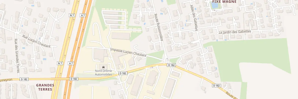 Plan du 21 Domaine des Gabettes à Saint-Rambert-d’Albon