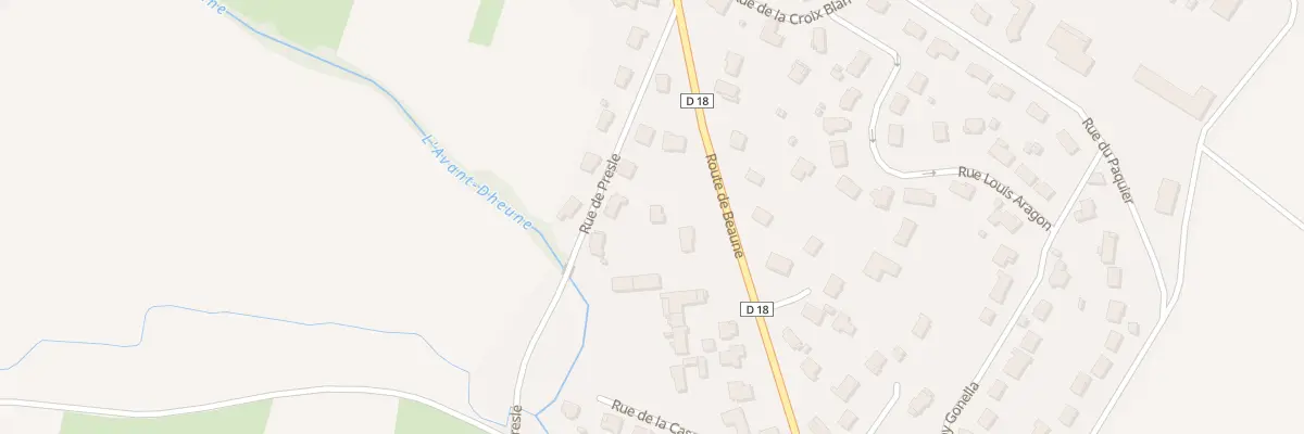 Plan du 57 Rte de Beaune à Bligny-lès-Beaune