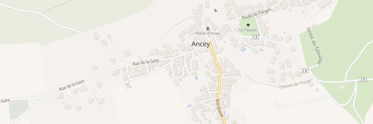 Plan du 1 Rle des Coins à Ancey