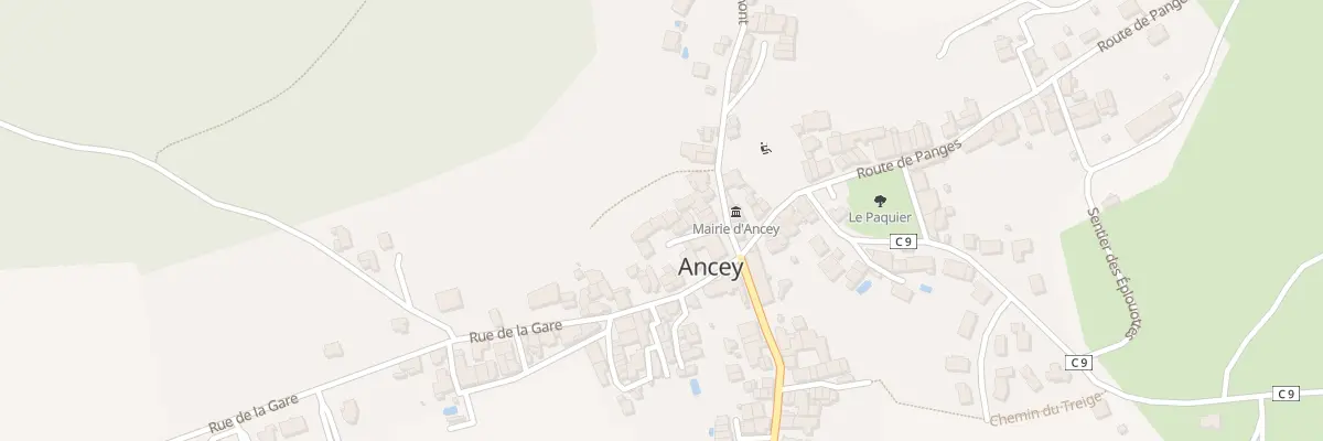 Plan du 3 Rue d’Amont à Ancey