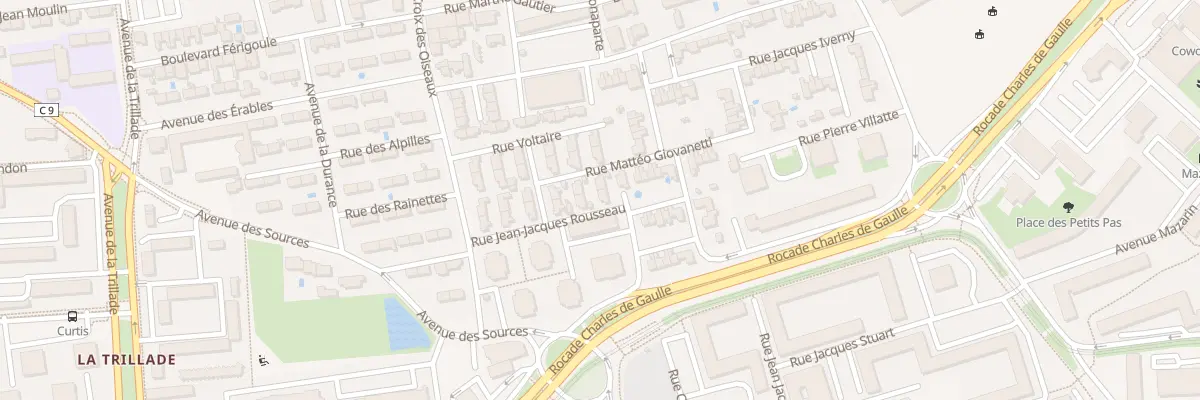 Plan du 11 Rue Jean-Jacques Rousseau à Avignon