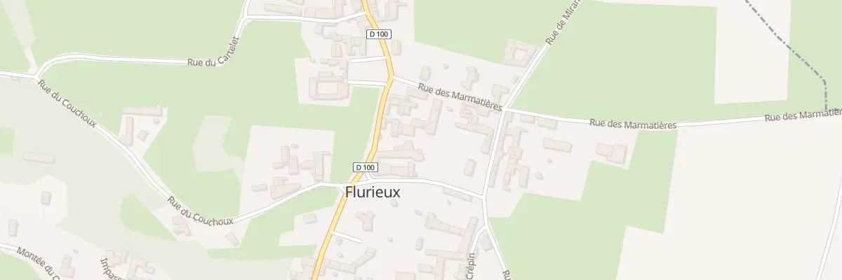 Plan du 5091 Flurieux à Mogneneins