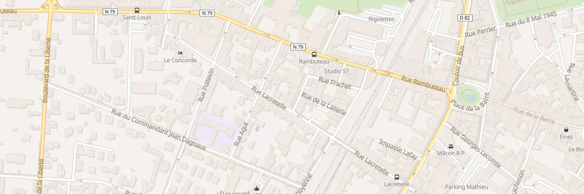 Plan du 4 Imp Lacretelle à Mâcon