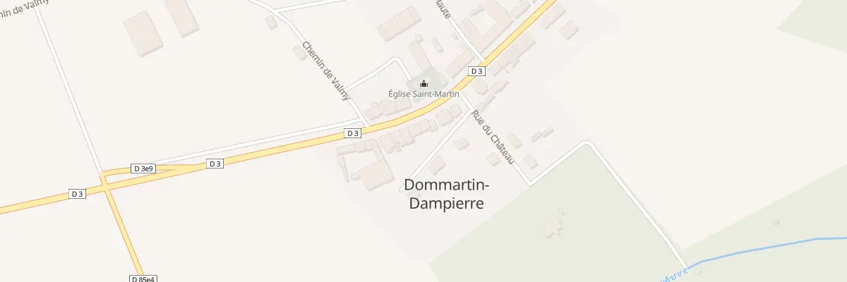 Plan du 26 Rue Grande Rue à Dommartin-Dampierre