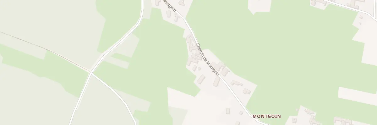 Plan du 839 Che de Montgoin à Garnerans