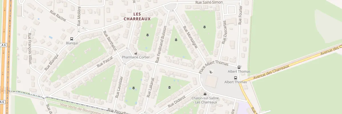 Plan du 12 Rue Condorcet à Chalon-sur-Saône