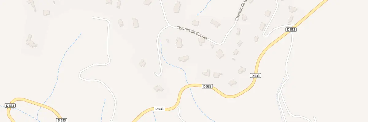 Plan du 583 Che de Gachet à Saint-Péray