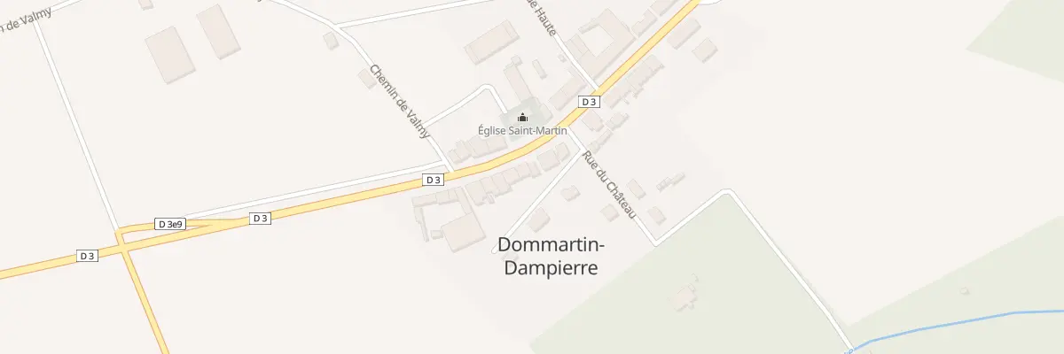 Plan du 24 Rue Grande Rue à Dommartin-Dampierre