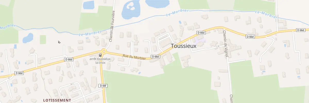 Plan du 13 Rue du Pre d’Or à Toussieux