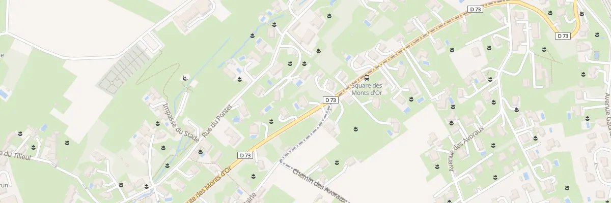 Plan du 390 Rte des Monts d’Or à Curis-au-Mont-d’Or