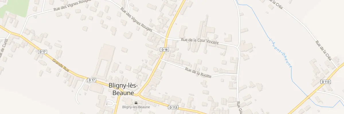 Plan du 10 Rte de Beaune à Bligny-lès-Beaune