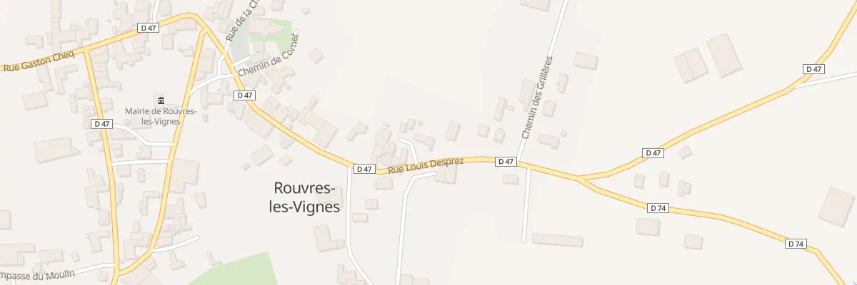 Plan du 17 Rue Louis Desprez à Rouvres-les-Vignes
