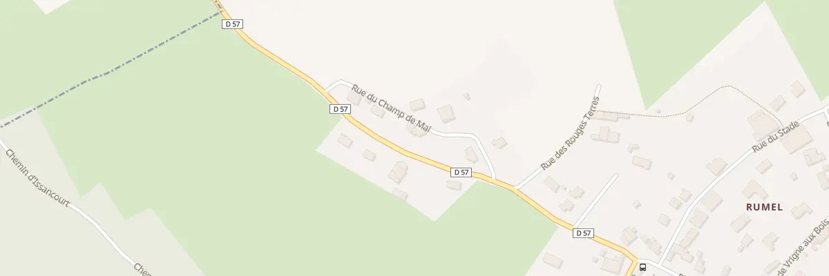 Plan du 13 Rte de Gernelle à Issancourt-et-Rumel