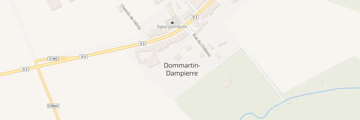 Plan du 3 Rue de l’Abreuvoir à Dommartin-Dampierre