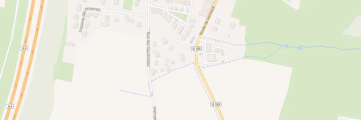 Plan du 90 Rte de Sennecé à Sancé