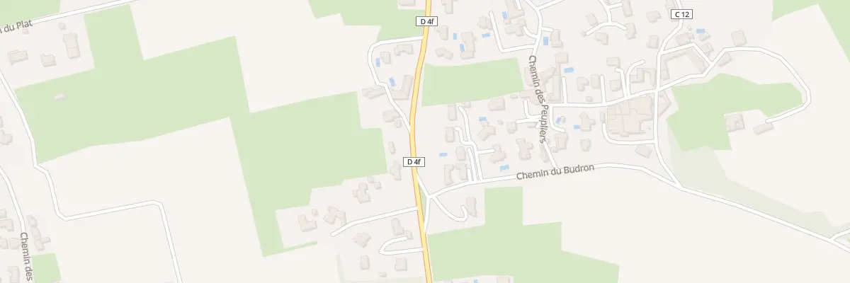 Plan du 69 Che du Budron à Reyrieux