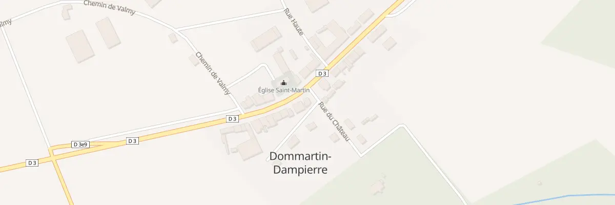 Plan du 20 Rue Grande Rue à Dommartin-Dampierre