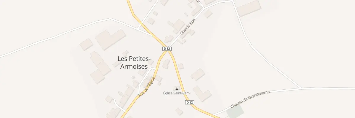 Plan du 3 Rue de l’Eglise aux Petites-Armoises