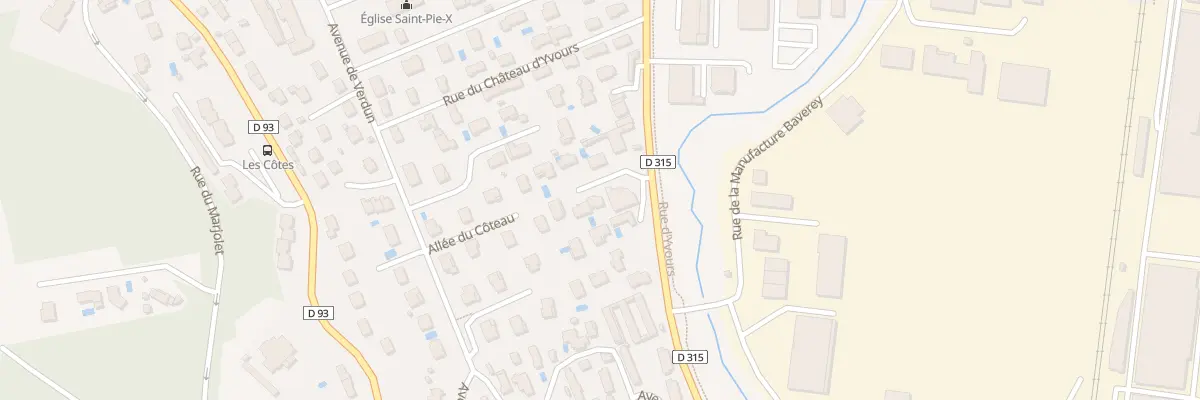 Plan du 60A Rue d’Yvours à Irigny