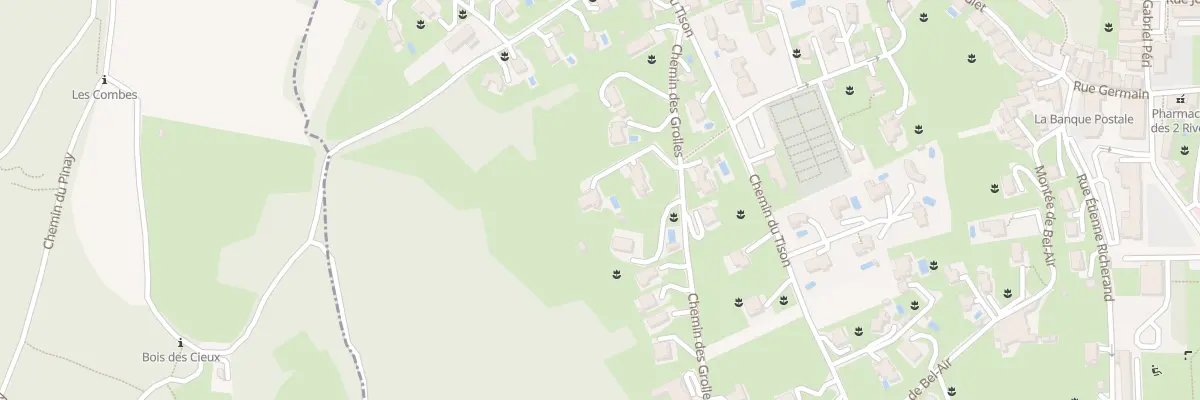 Plan du 6B Che des Grolles à Albigny-sur-Saône