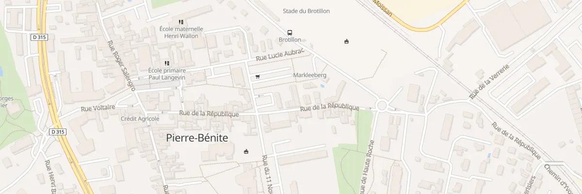 Plan du 43 Rue de la République à Oullins-Pierre-Bénite