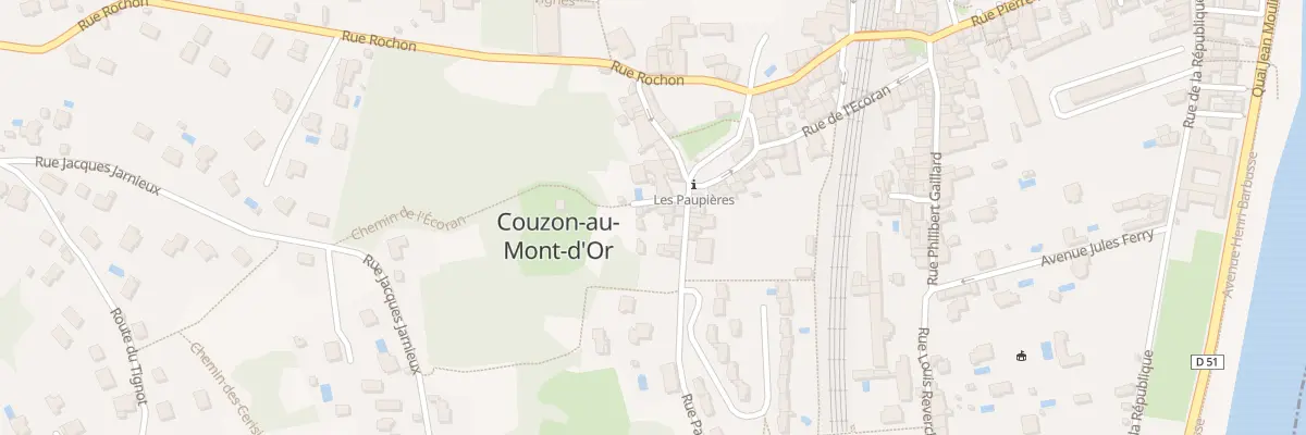 Plan du 43 Rue de l’Ecoran à Couzon-au-Mont-d’Or