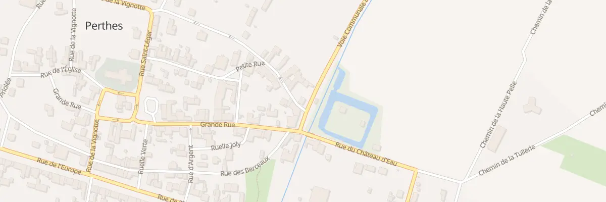 Plan du 2 Rte de Saint Eulien à Perthes