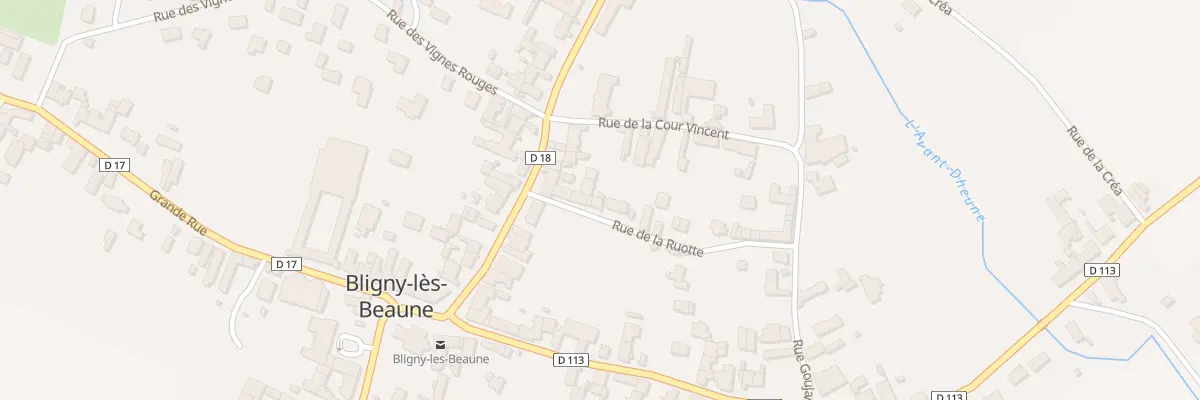 Plan du 5428 Rue de la Ruotte à Bligny-lès-Beaune