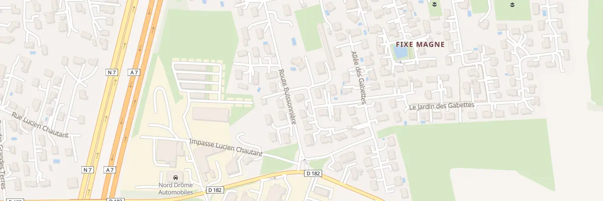 Plan du 1 Lot Les Pommettes à Saint-Rambert-d’Albon