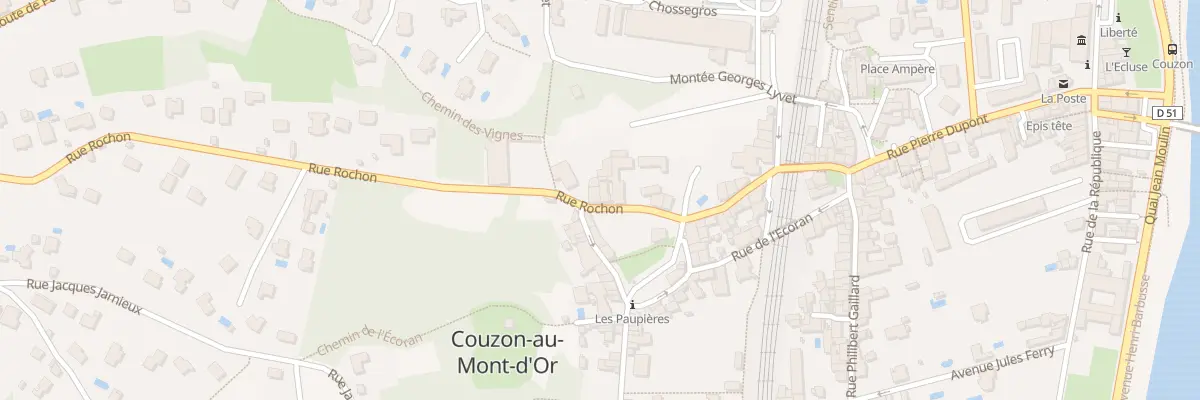 Plan du 38 Rue Rochon à Couzon-au-Mont-d’Or
