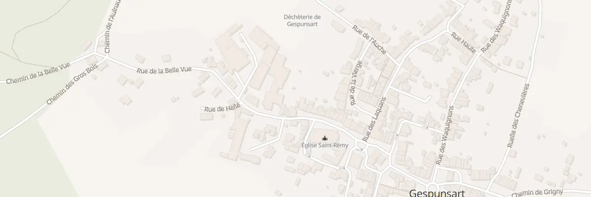 Plan du 20 Rue de Hellé à Gespunsart