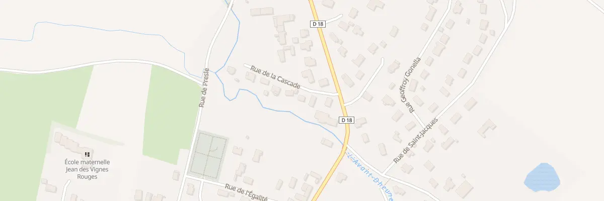 Plan du 3 Rue de la Cascade à Bligny-lès-Beaune