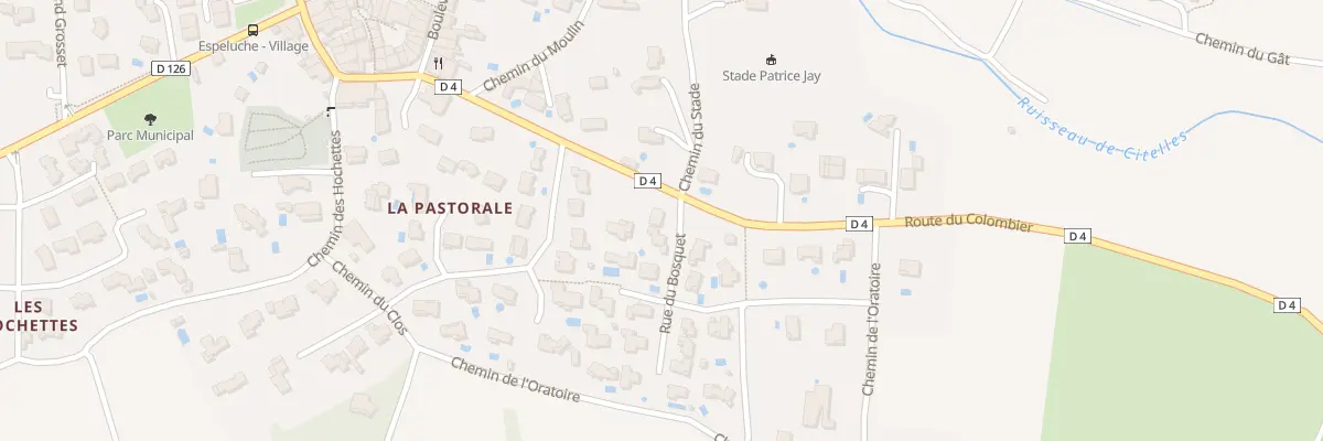Plan du 1 Rue du Bosquet à Espeluche
