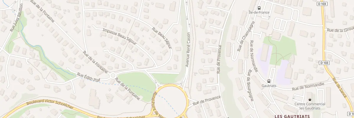 Plan du 8 Rue Beau Sejour à Mâcon