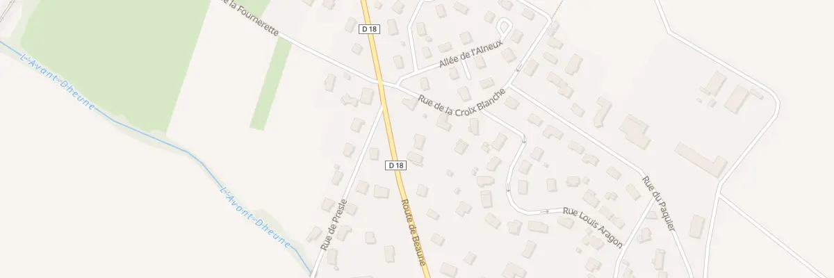 Plan du 44 Rte de Beaune à Corsaint