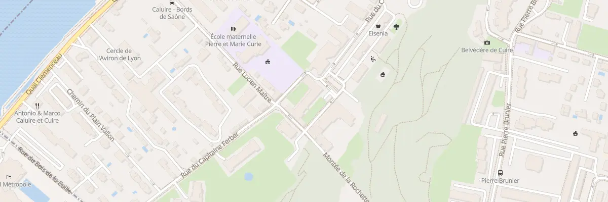 Plan du 5 Mte de la Rochette à Caluire-et-Cuire