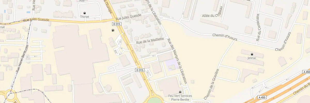 Plan du 3B Rue de la Maillette à Oullins-Pierre-Bénite