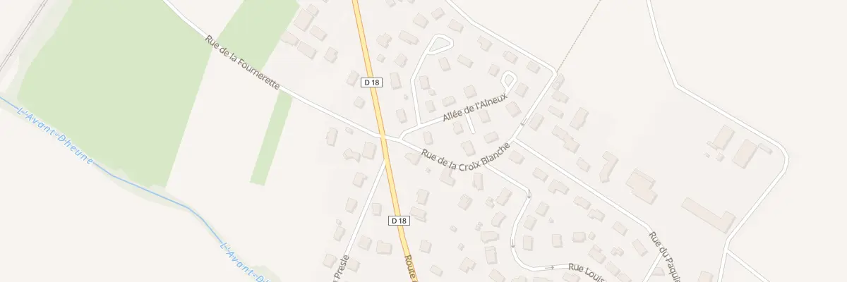 Plan du 2 All de l’Alneux à Bligny-lès-Beaune