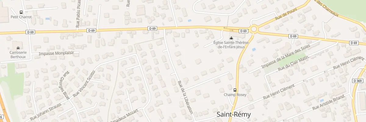 Plan du 20 Rue de la Libération à Saint-Rémy